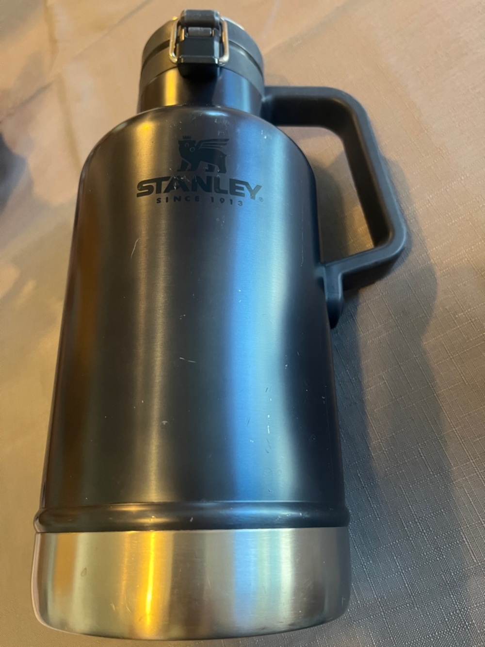 Stanley Black Insulated Growler with Stainless Accent